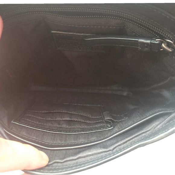 TUMI Black Shoulder Bag NWOT - Picture 5 of 10